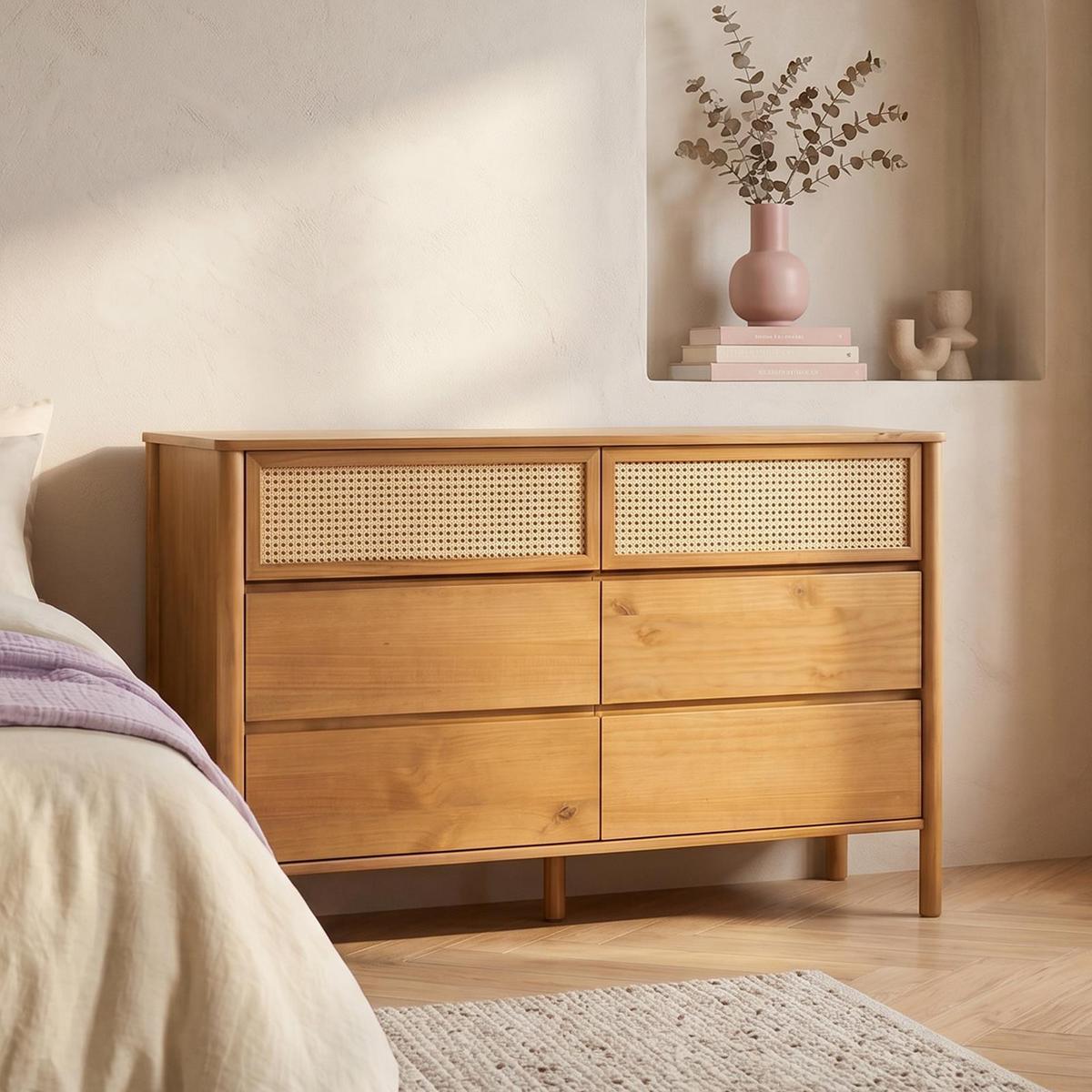 KOMMODE CEFIRA Eiche - Eichefarben, Holz (132/83/40cm) - IDIMEX