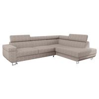 ECKSOFA Fonti Cord, Seite: Rechts - Naturfarben, Holz/Textil (253/188cm) - MIRJAN24