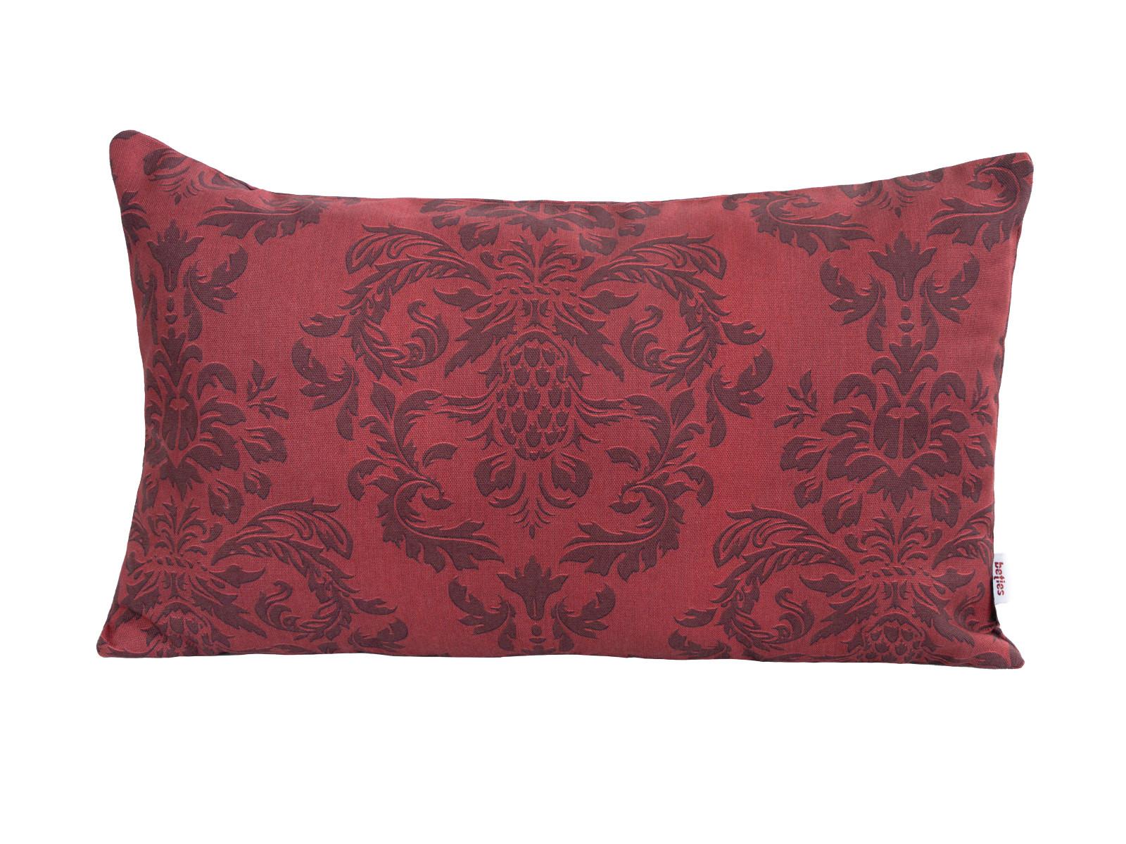 KISSENNHÜLLE Epoche karmin-rot 30/50 cm - Dunkelrot, Textil (30/50cm) - beties Heimtextil