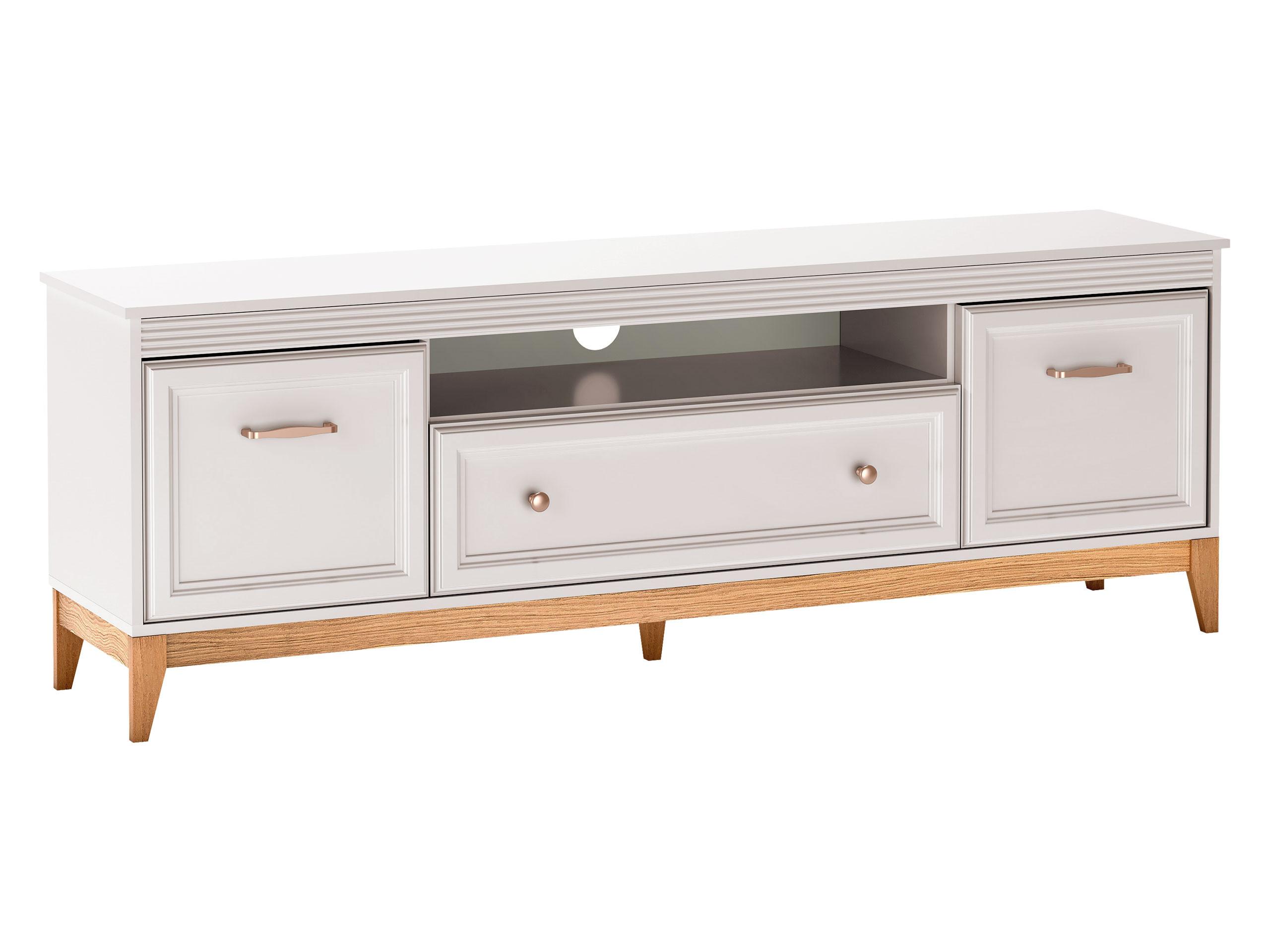 TV-LOWBOARD Windsor W-09 - Kaschmir/Eichefarben, Holz/Holzwerkstoff (179/62/41cm) - MIRJAN24