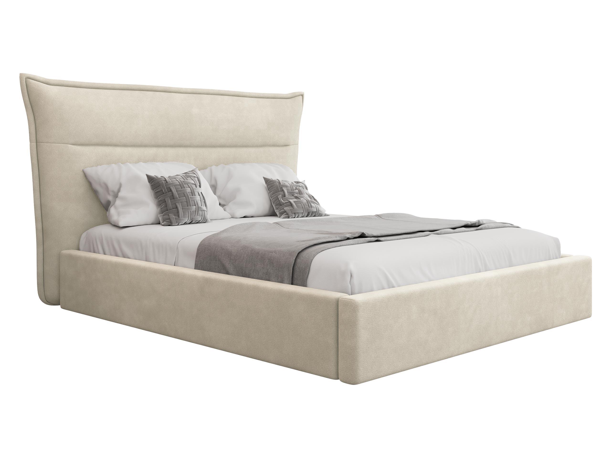 POLSTERBETT Tinkus - Beige/Naturfarben, Holz/Holzwerkstoff (140/200cm) - MIRJAN24
