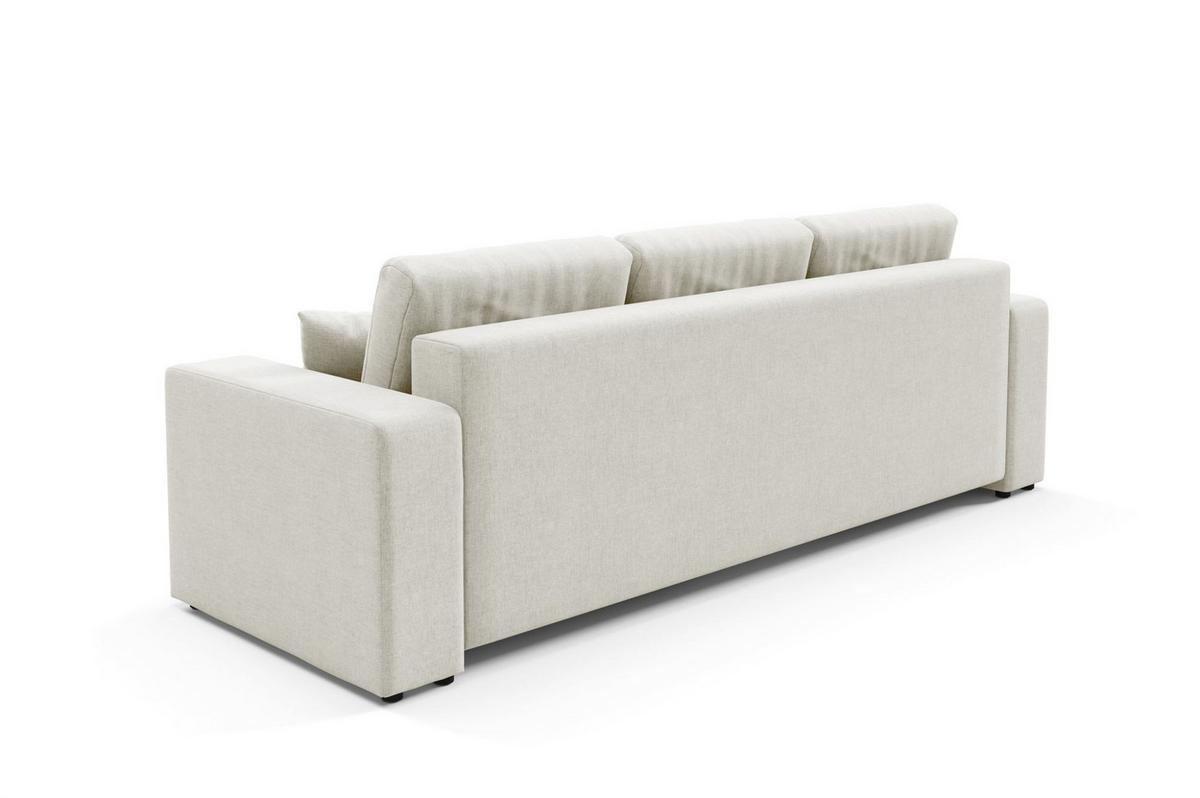 SCHLAFSOFA Augusto - Creme, Holzwerkstoff/Textil (244/82/102cm) - Fun Möbel