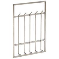 WANDGARDEROBE Metall Silber Modern 60x100x7,5 cm schlichtes Design - Silberfarben, Metall (60/100/8cm) - KADIMA DESIGN