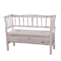 SITZBANK STAUFACH SHABBY-LOOK Cremeweiß - Creme/Weiß, Holz (119/85/40cm) - MCW