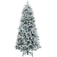 KÜNSTLICHER Weihnachtsbaum, 183 cm Christbaum mit 1489 Spitzen für Weihnachten - Grün, Kunststoff (183cm) - HOMCOM