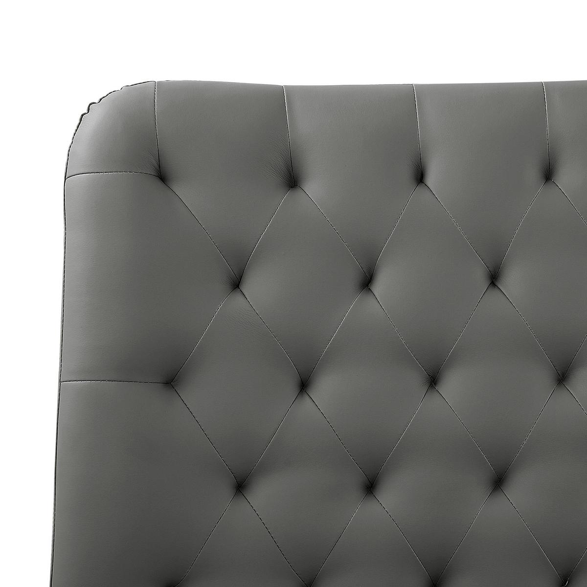 BETT 160/200cm Grau Essonne - Grau, Textil (160/200cm) - Beliani