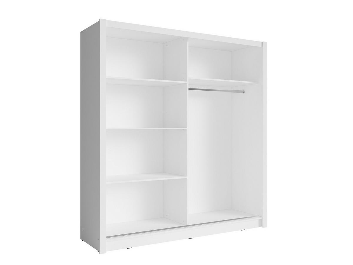 KLEIDERSCHRANK Weiß 155/214/62 - Weiß, Holzwerkstoff (155/214/62cm) - RAUMHIRSCH FURNITURE