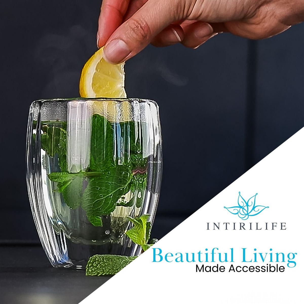 THERMO TEE GLAS 210ml (2-tlg) - Transparent, Glas - Intirilife