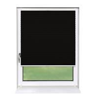 PLISSEE Basic 80 x 150cm Klemmfix ohne Bohren - Schwarz, Textil (80/150cm) - Deco-Raum