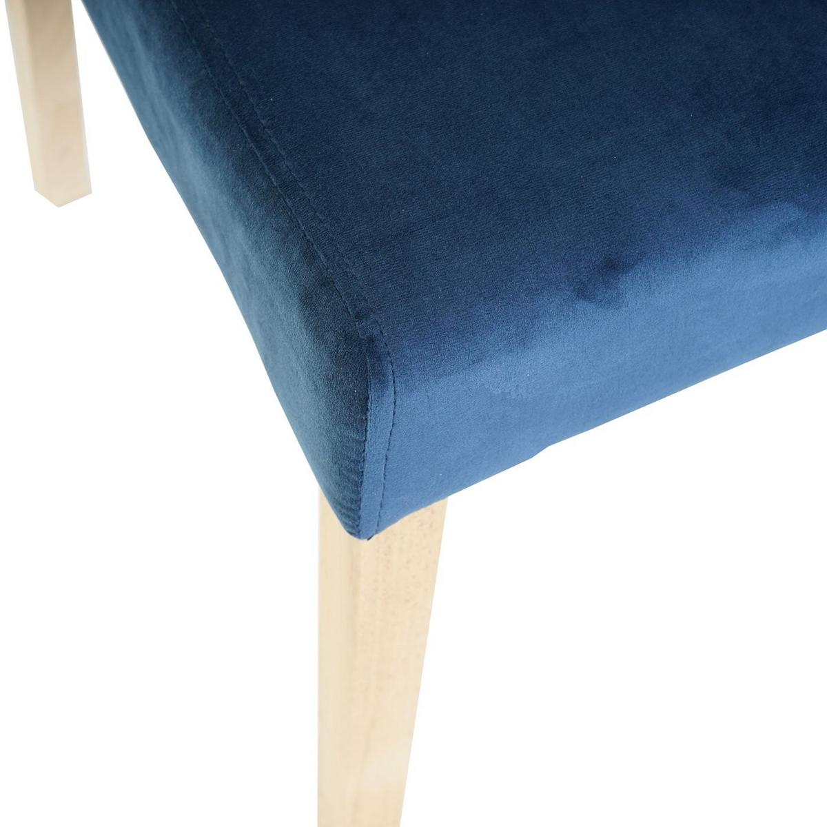 ESSZIMMERSTUHL Petrol - Petrol, Textil (43/90/56cm) - MCW