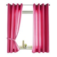VORHANG 2ER SET BERLIN HxB 175x140cm Türkis - Pink, Textil (140/175/175cm) - Gardinenbox
