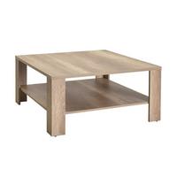 COUCHTISCH mit Ablagefach - lena 90/90/42 cm - Honigeiche, Holzwerkstoff (98/90/42cm) - Calicosy