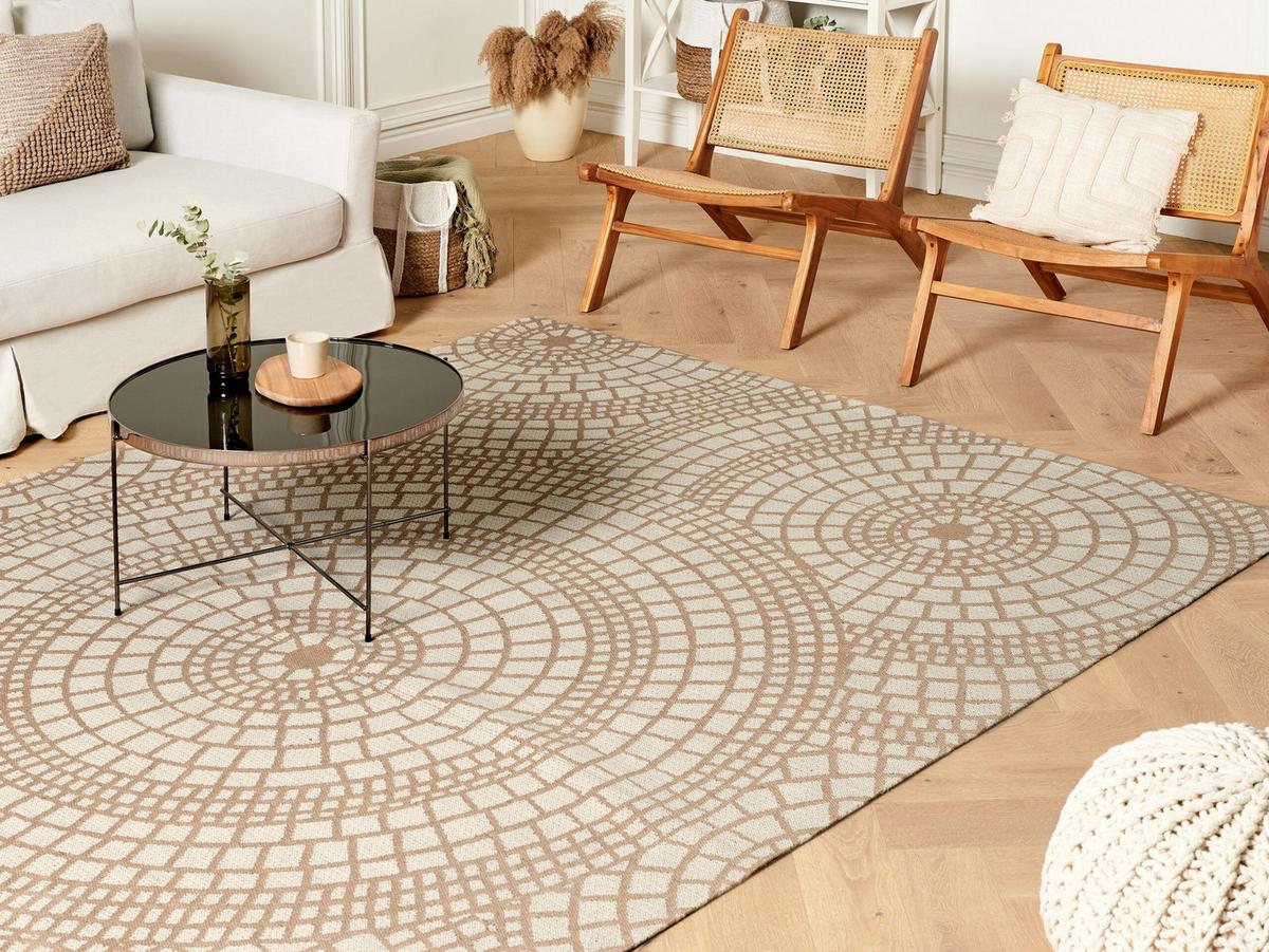 TEPPICH geflochten Ariba 300/200 cm - Beige, Naturmaterialien (200/300cm) - Beliani
