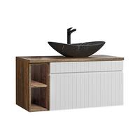 WASCHTISCH 100cm Zelie Weiß - Weiß, Holzwerkstoff (100/48/46cm) - Petits-meubles