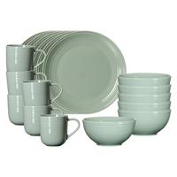FRÜHSTÜCKS-SET Levi Grün 18-tlg. - Grün, Keramik (2/2/2cm) - Ritzenhoff Breker
