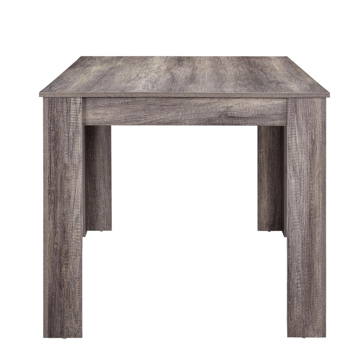 ESSTISCH Nora - Dunkelbraun, Holzwerkstoff (90/140/77cm) - [en.casa]