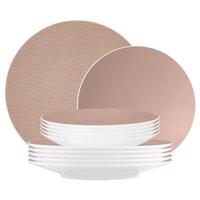 TAFELSERVICE Life Fashion Posh Rose 12-tlg. - Rosa, Keramik (2/2/2cm) - Seltmann Weiden