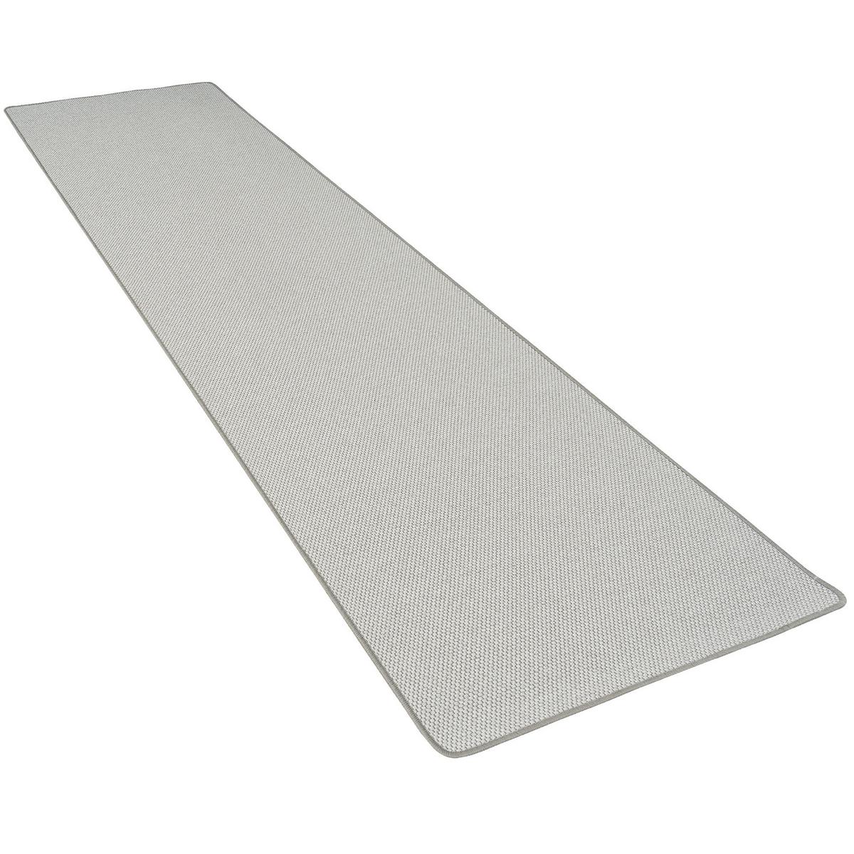 LÄUFER TEPPICH BENTZON FLACHGEWEBE - Silberfarben, Textil (80/240cm) - Snapstyle