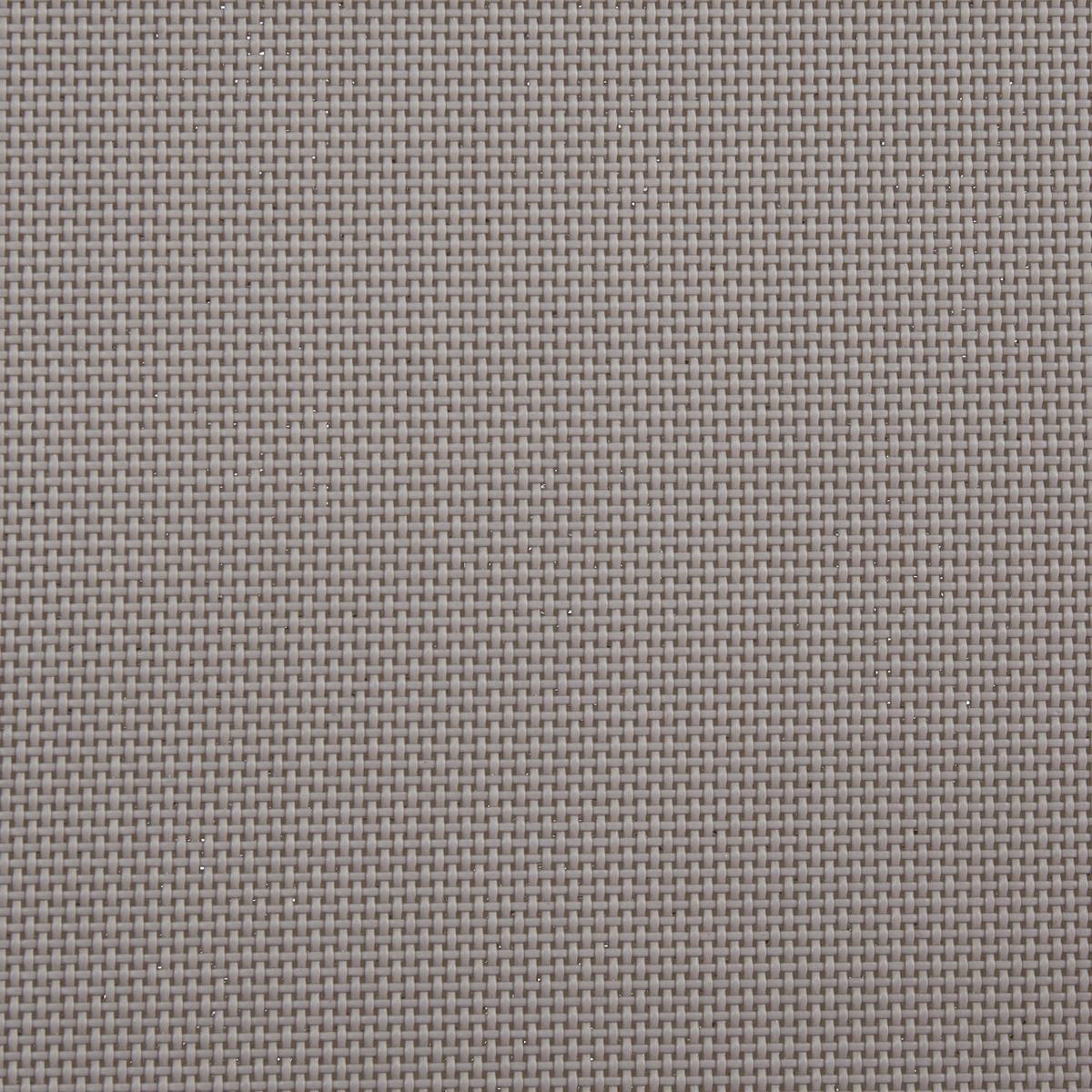 GARTENSTUHL 6er-Set Metall Grau Busseto - Hellbraun/Weiß, Metall (56/90/64cm) - Beliani