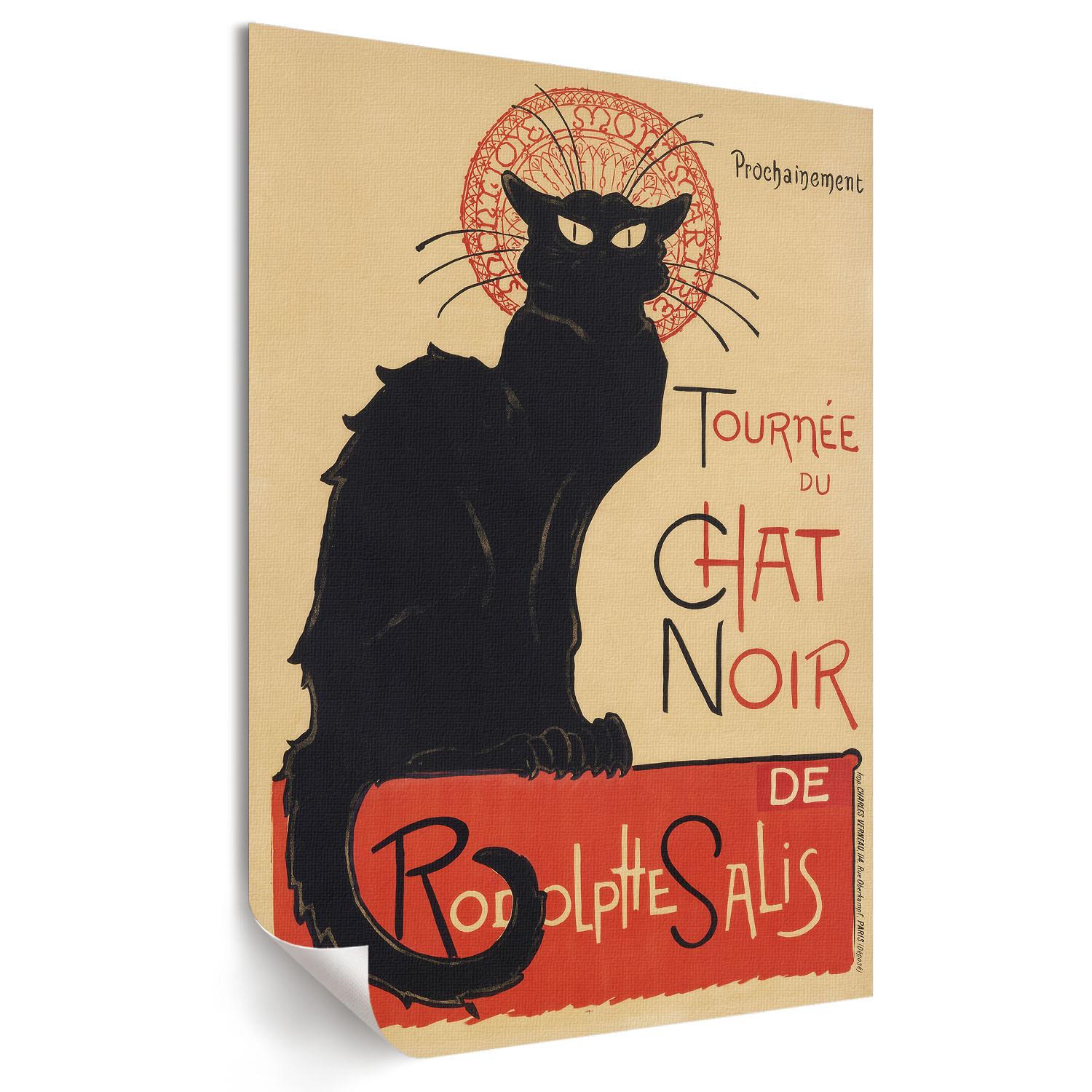 POSTER - 42x59 cm - Théophile Steinlen - Tournée du Chat Noir - Schwarz, Textil (42/59/0.1cm) - TULUP