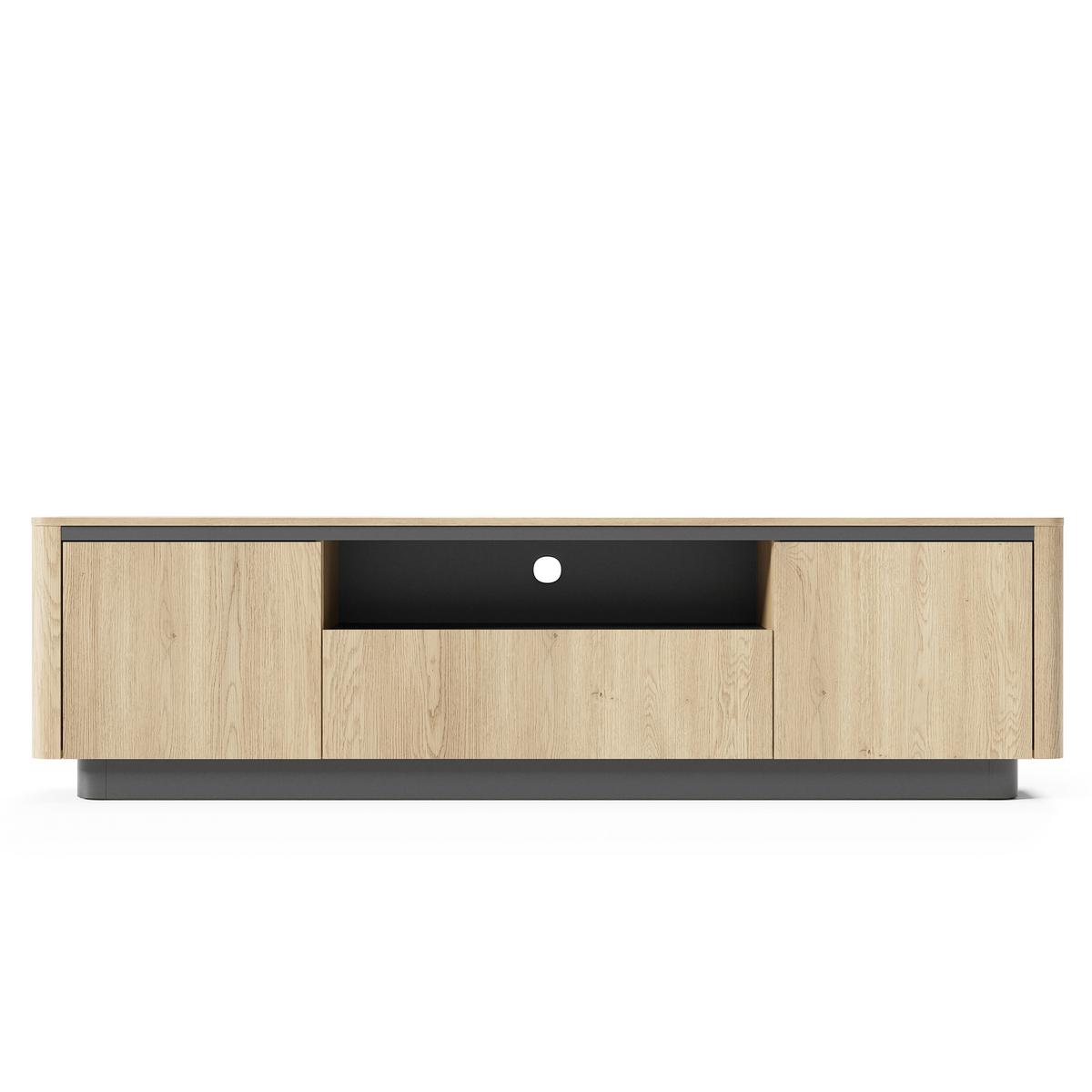 LOWBOARD OMBRA 200/54,9/38,1 cm, Eichefarben - Eichefarben, Holzwerkstoff (200/54.9/38.1cm) - MASSENO