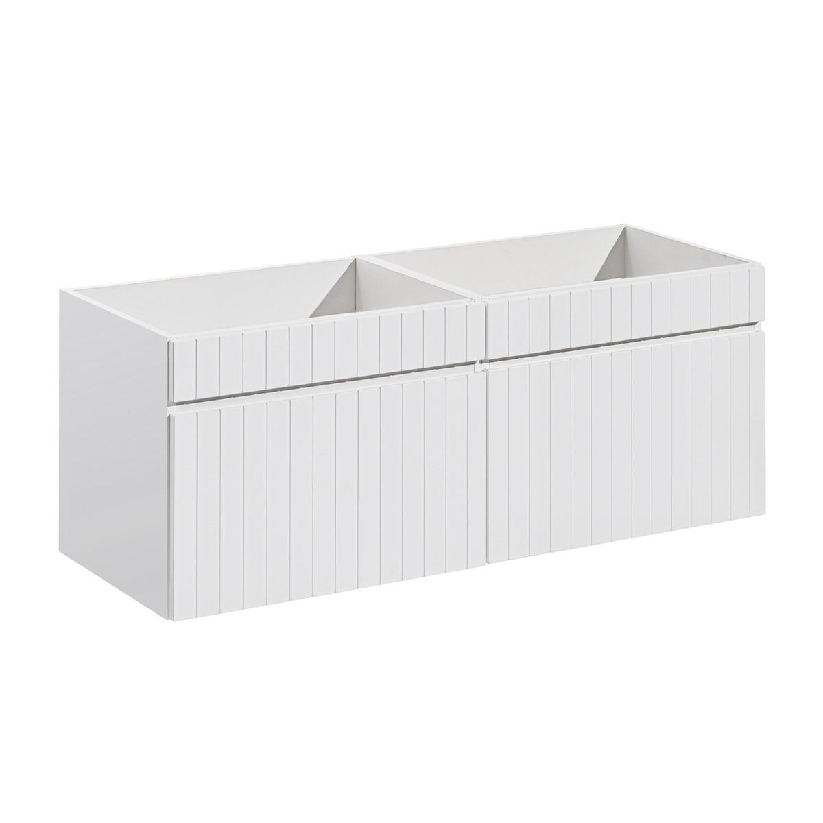 WASCHTISCHUNTERSCHRANK 120cm Zelie Weiß - Weiß, Holzwerkstoff (120/46/45cm) - Petits-meubles