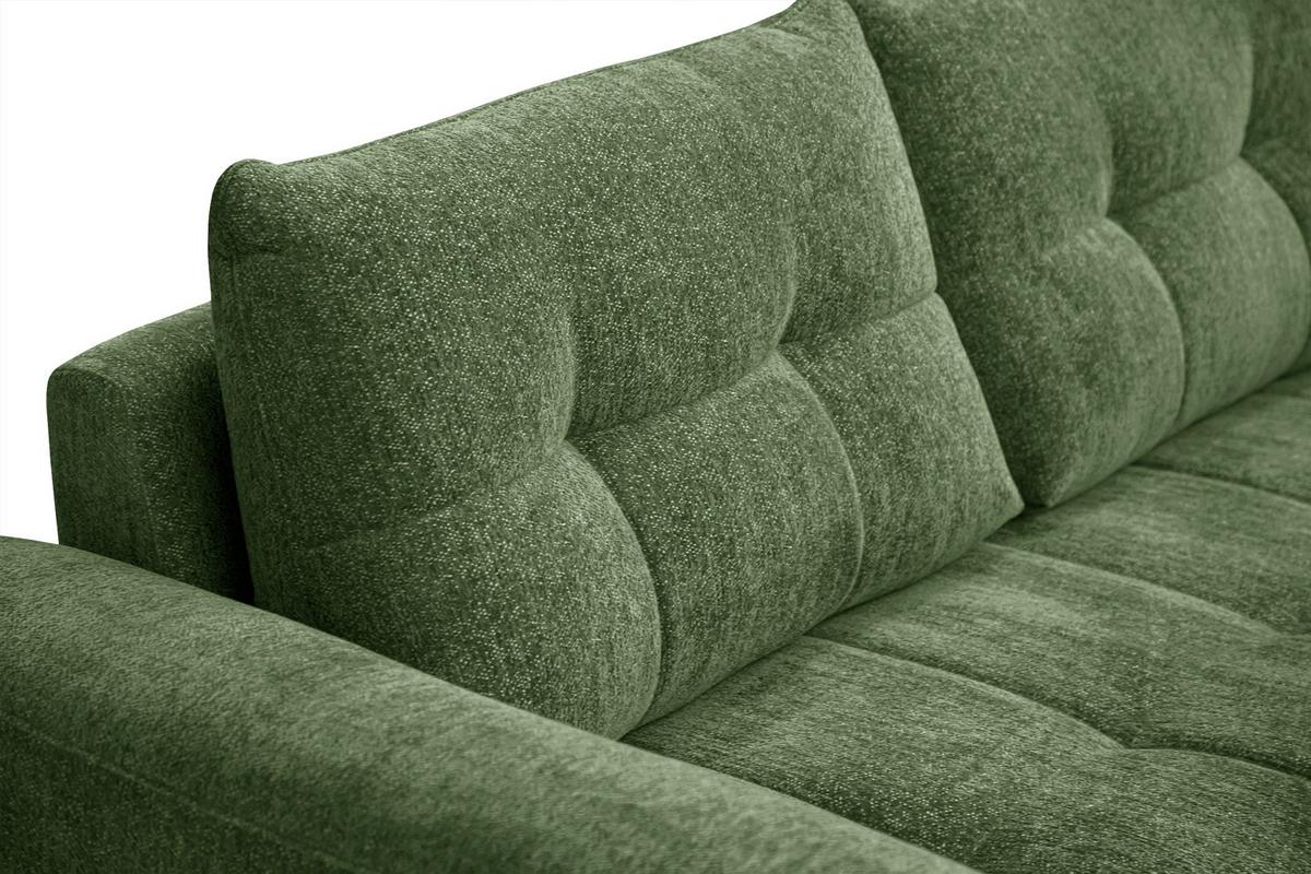 SOFA SALVINI 3-Sitzer, dunkelgrün - Dunkelgrün, Holz/Textil (237/88/99cm) - Wozimo