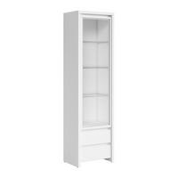 VITRINE Soren Weiß matt - Weiß, Holzwerkstoff (56/200.5/40.5cm) - Petits-meubles