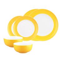 BASIC-SET Liberty Pure Colors Yellow Glow 6-tlg. - Gelb, Keramik (2/2/2cm) - Seltmann Weiden