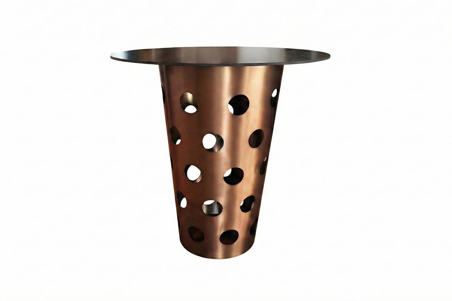 BARTISCH VINO Rosé Metall - Roségold/Rosa, Metall (90/90/111cm) - KAWOLA