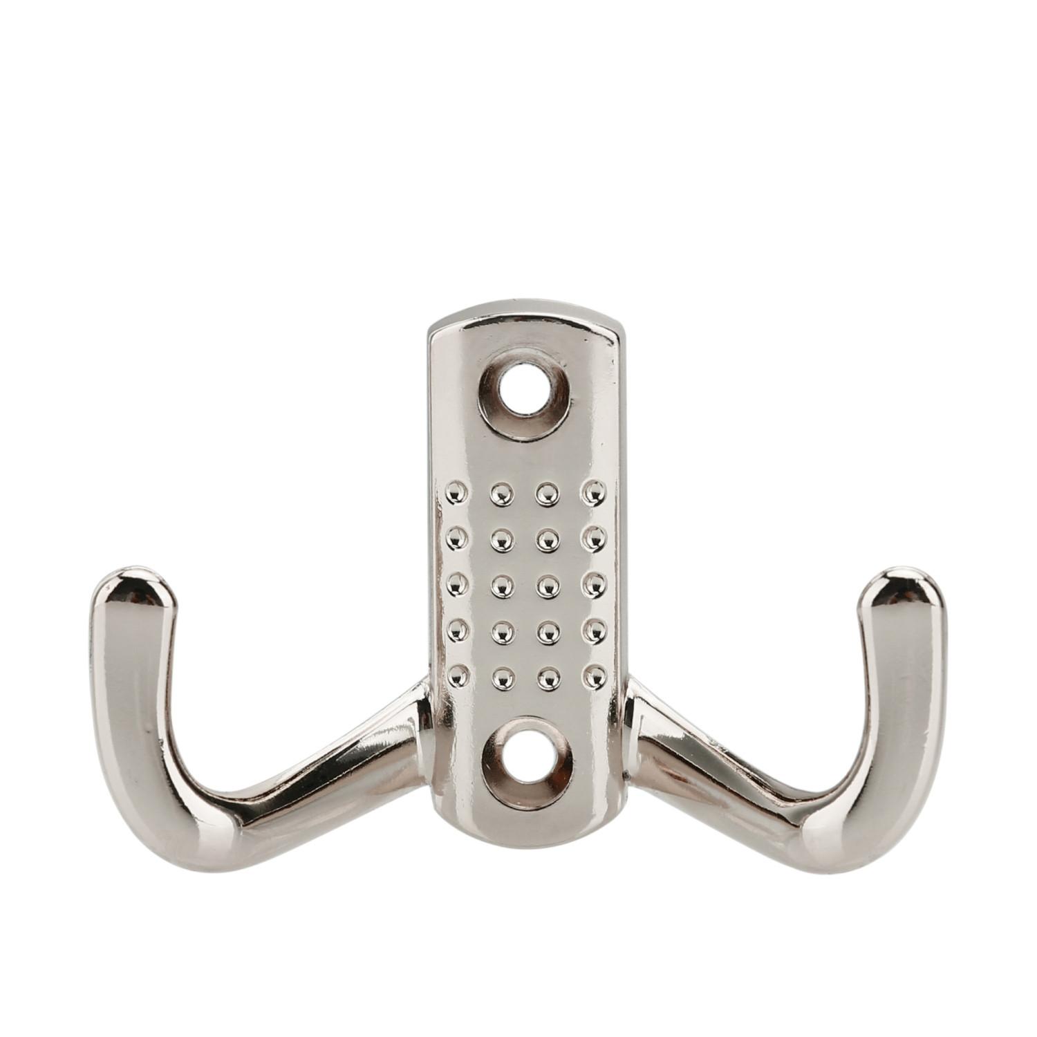 KLEIDERHAKEN 7 / 4.7 cm - Nickelfarben, Metall (1.69/4.7/7cm) - Intirilife
