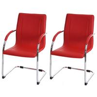 ESSZIMMERSTUHL Rot 2er-Set - Rot, Kunststoff (56/93/56cm) - MCW