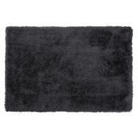 SHAGGY-TEPPICH Cide 200/140 cm - Schwarz, Kunststoff (140/200cm) - Beliani