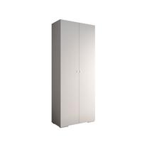 DREHTÜRENSCHRANK 236.7/100/47 2-türig - Goldfarben/Weiß, Holz/Metall (100/236.7/47cm) - MÖBEL KRYSPOL