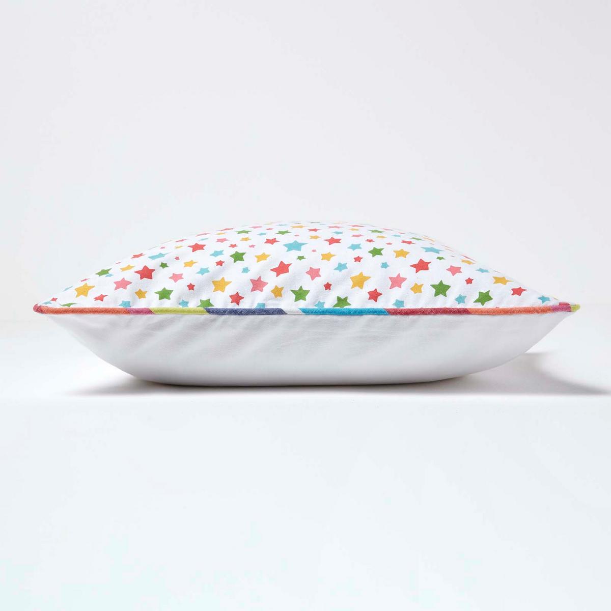 KISSENHÜLLE Bunte Sterne 45/45 cm, 100% Baumwolle - Multicolor, Textil (45/45cm) - Homescapes