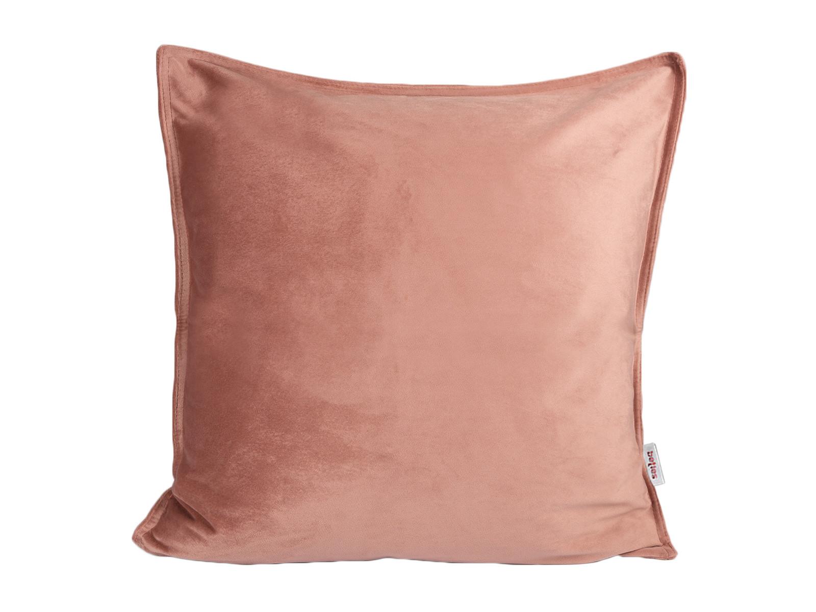 KISSENHÜLLE Samt&Sonders altrosa 40/40 cm - Altrosa, Textil (40/40cm) - beties Heimtextil