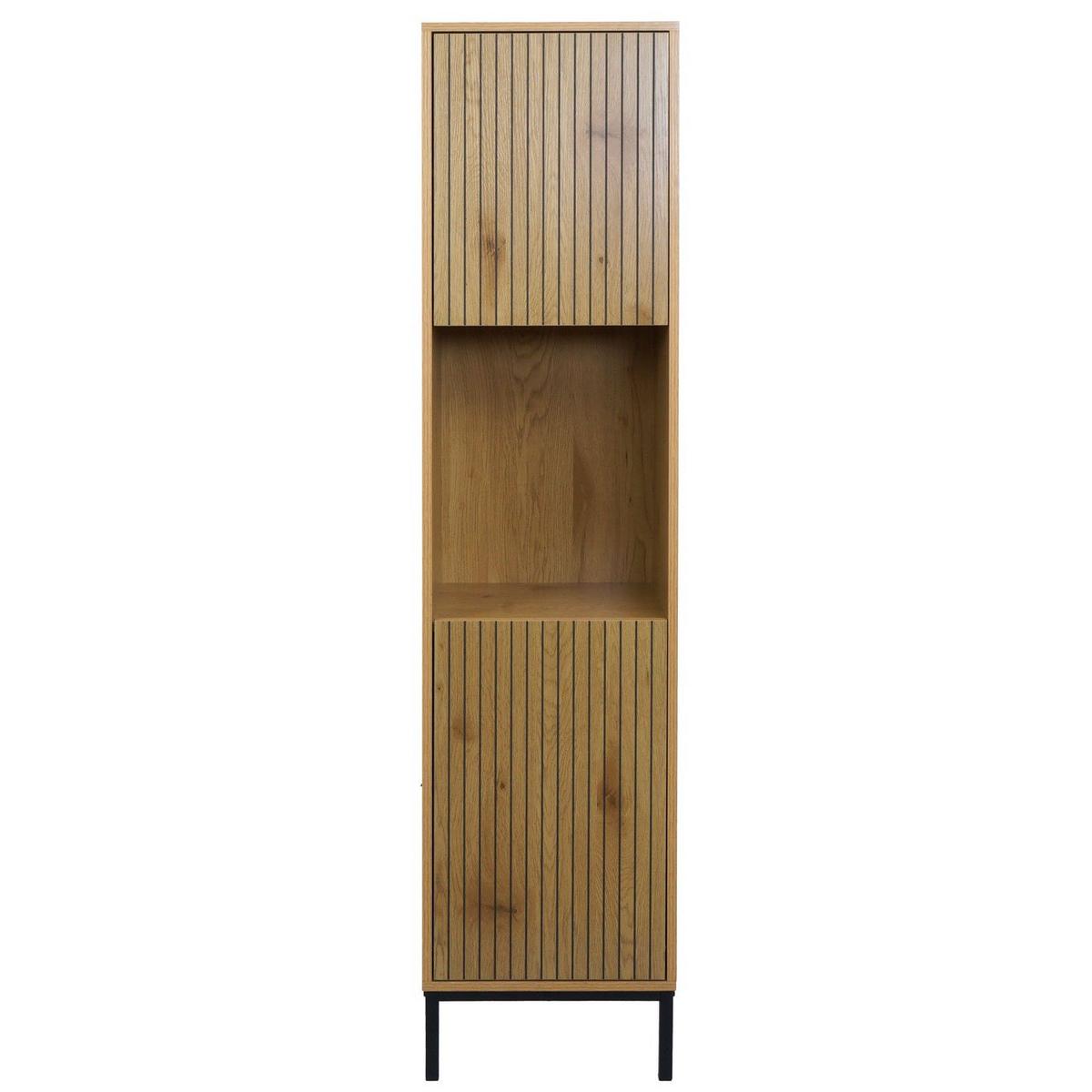HOCHSCHRANK Braun - Braun, Holzwerkstoff (39/174/30cm) - MCW