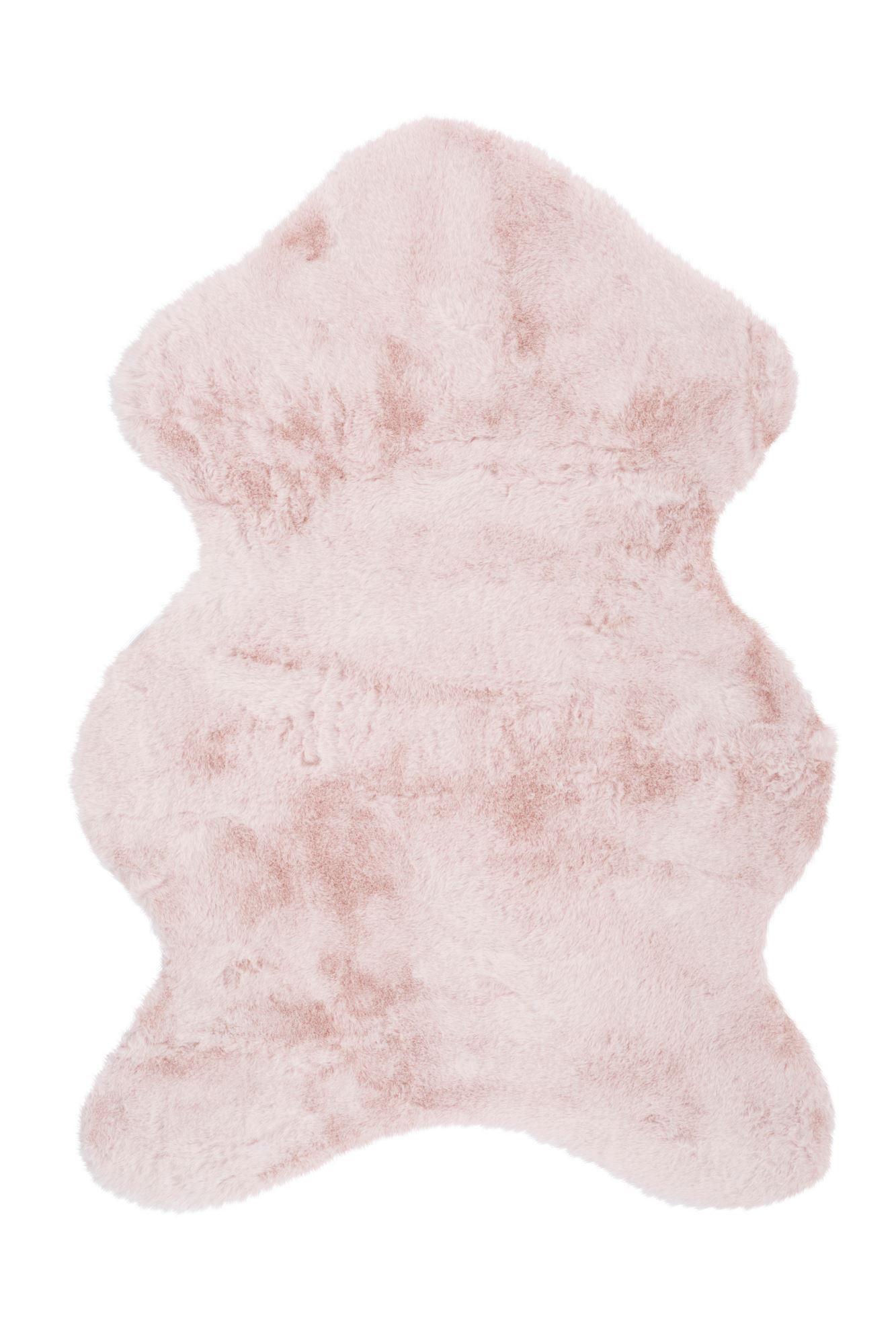 KUNSTFELLTEPPICH Giorgia 80x120 cm - Rosa, Textil (80/120cm) - Gino Falcone