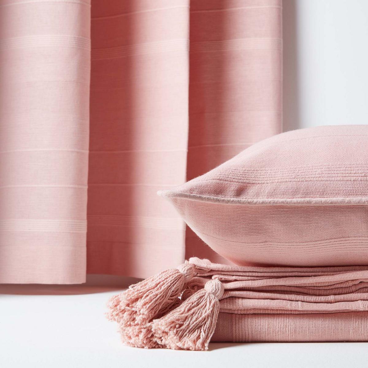 KISSENHÜLLE Rajput 45/45 cm, 100% Baumwolle - Rosa, Textil (45/45cm) - Homescapes