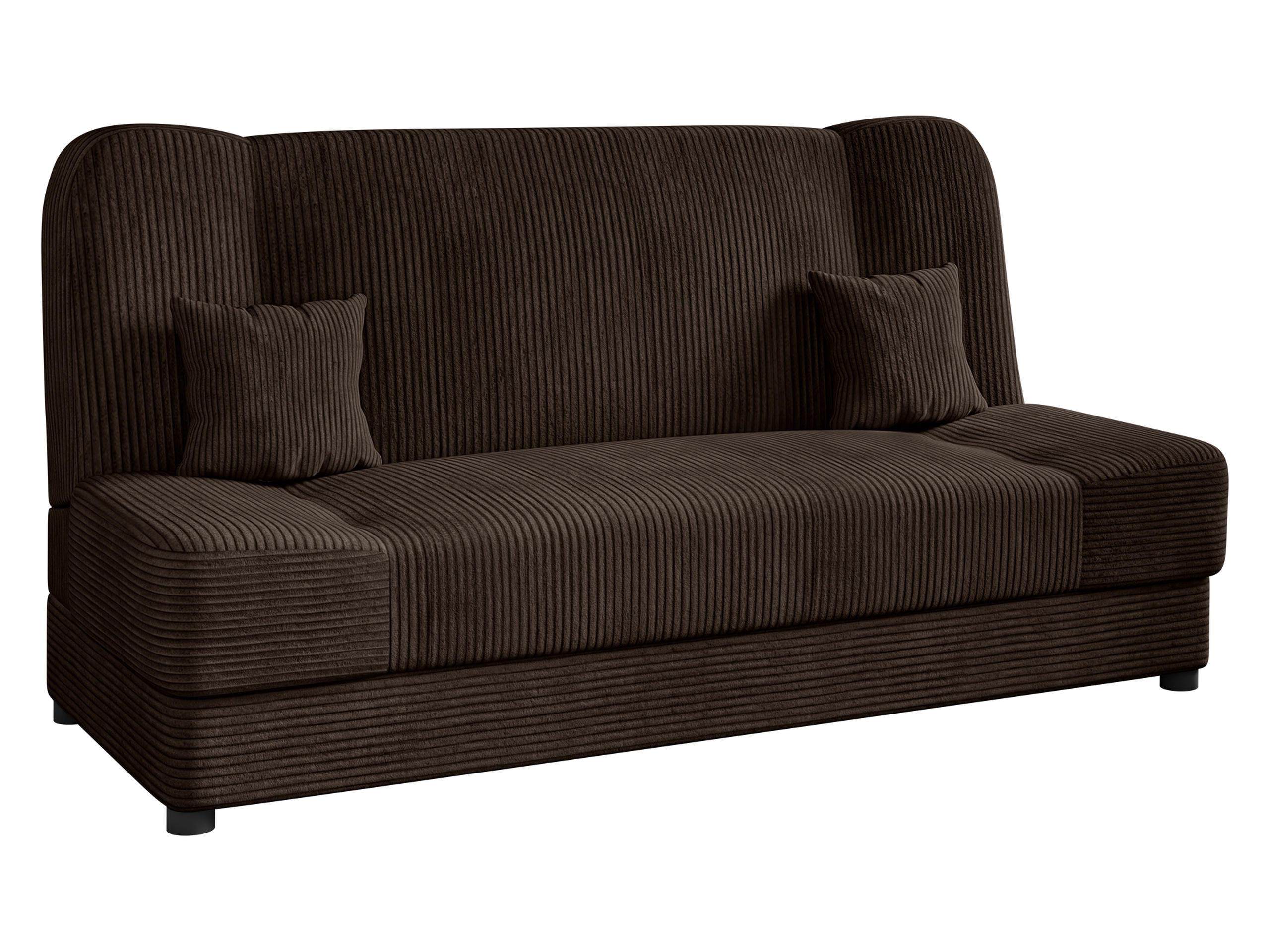 SCHLAFSOFA Jonas Cord - Nussbaumfarben, Holz/Textil (195/86/87cm) - MIRJAN24