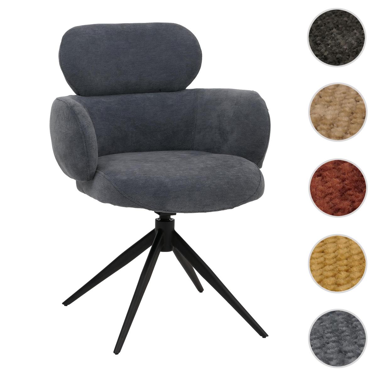 ESSZIMMERSTUHL Grau, Blau - Blau/Blaugrau, Textil (61/86/69cm) - MCW