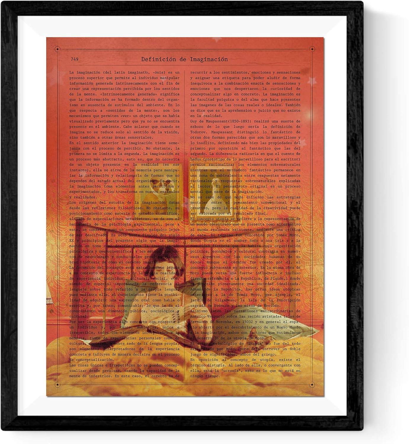 POSTER Gerahmtes Wandbilder , A3 Schwarzer Rahmen - Schwarz, Papier (29.7/5/42cm) - Nacnic