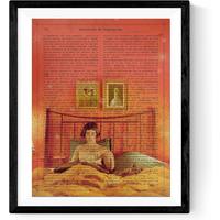 POSTER Gerahmtes Wandbilder , A3 Schwarzer Rahmen - Schwarz, Papier (29.7/5/42cm) - Nacnic