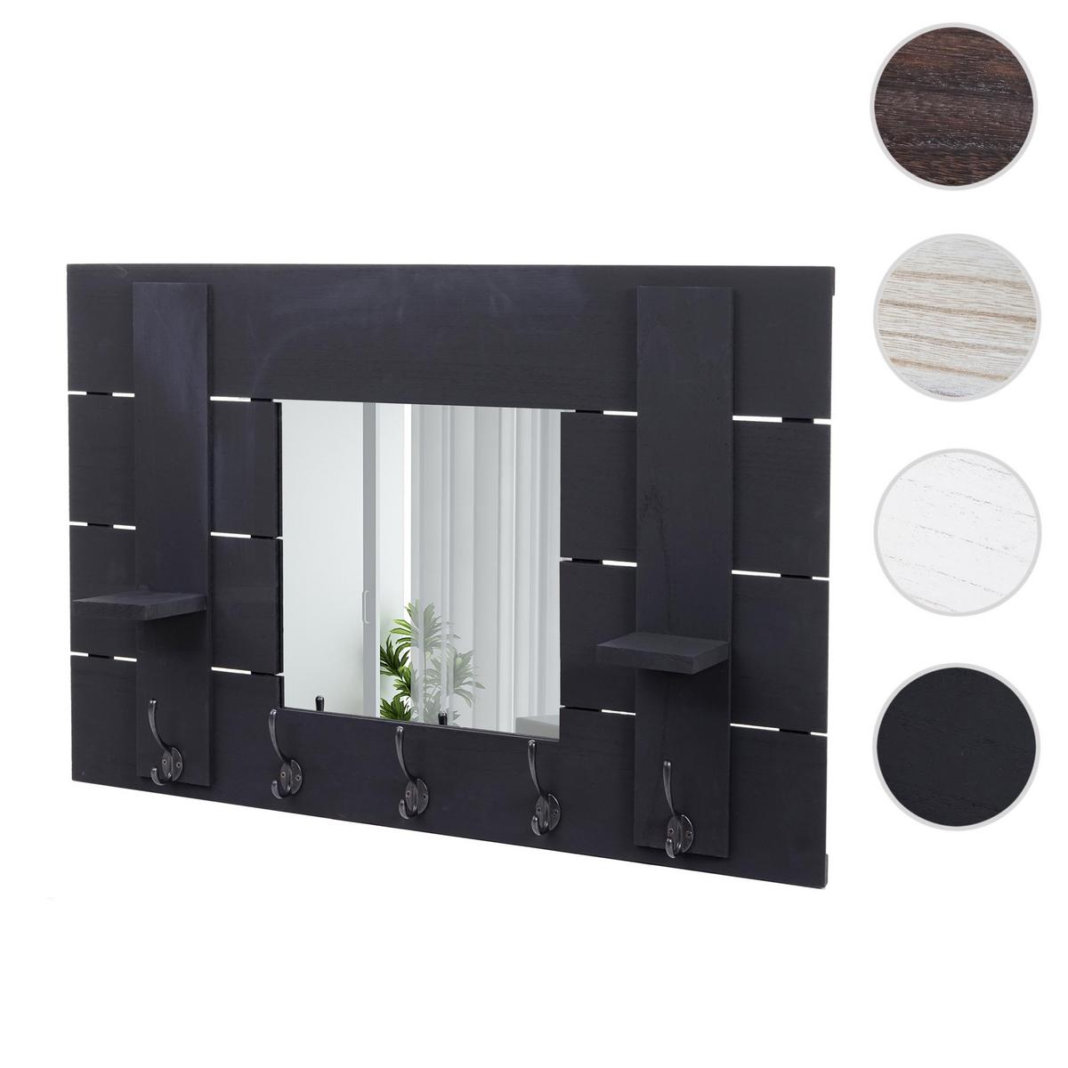 WANDGARDEROBE MIT SPIEGEL Grau - Grau, Holz (90/60/14cm) - MCW