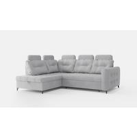 ECKSOFA Wendie - Hellgrau, Holzwerkstoff/Textil (200/250cm) - Fun Möbel