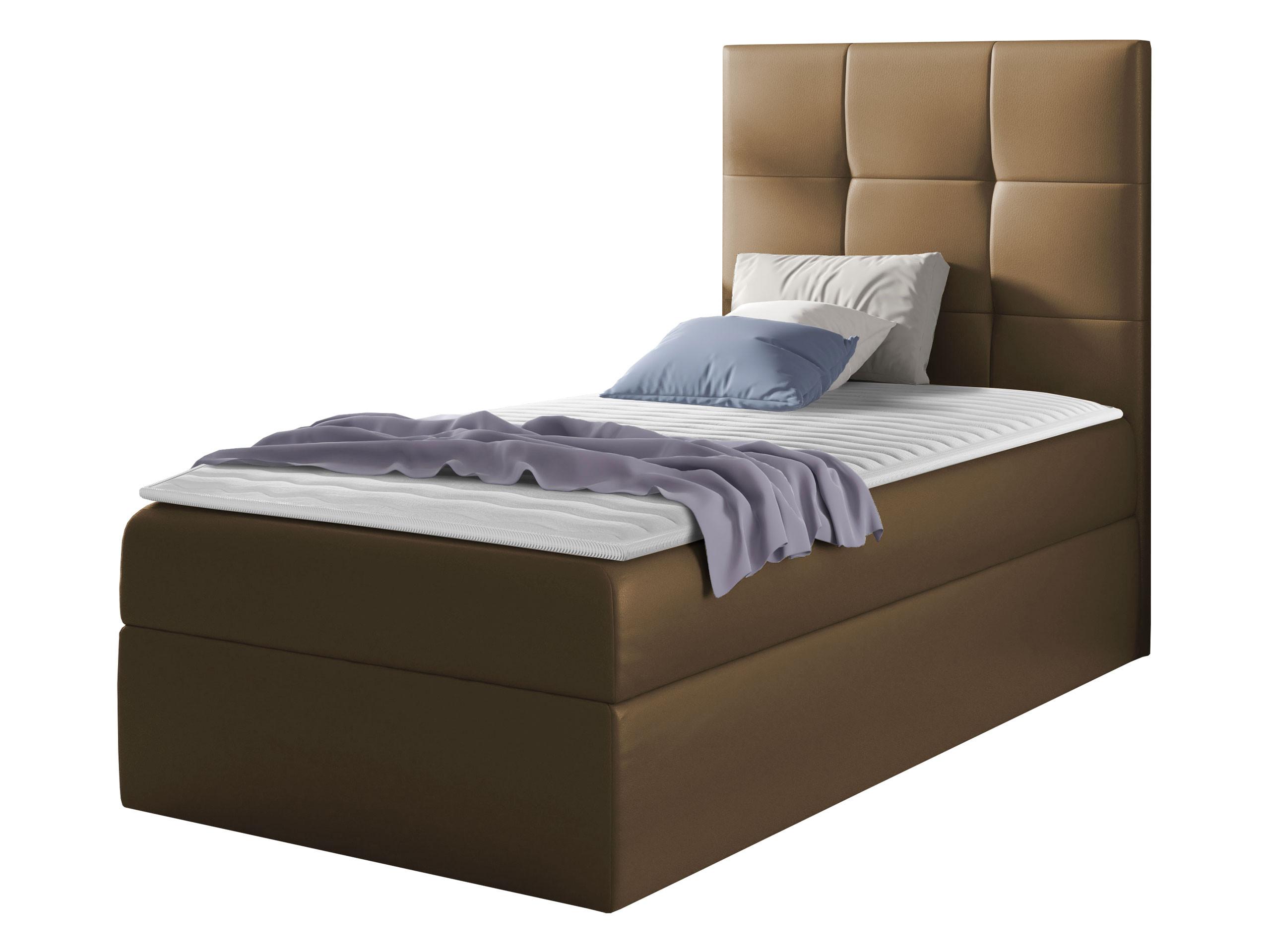 BOXBETT Mini 2, Seite zum Öffnen des Bettkastens: Rechts - H3 - Braun, Holz (90/200cm) - MIRJAN24