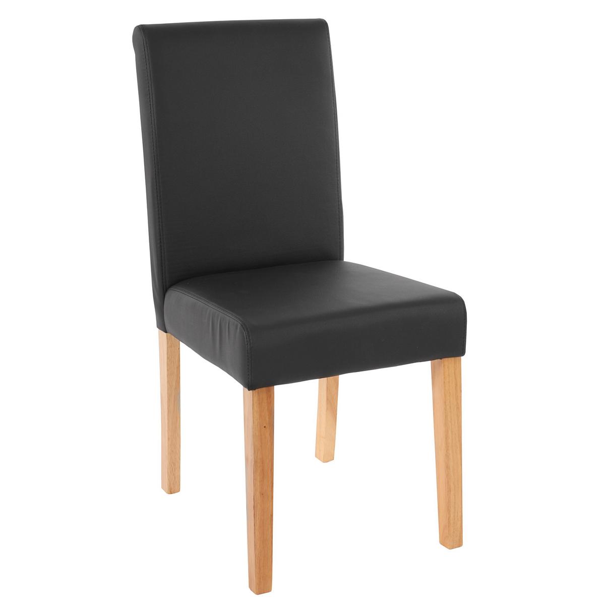 ESSZIMMERSTUHL Schwarz 2er-Set - Schwarz, Textil (43/90/56cm) - MCW