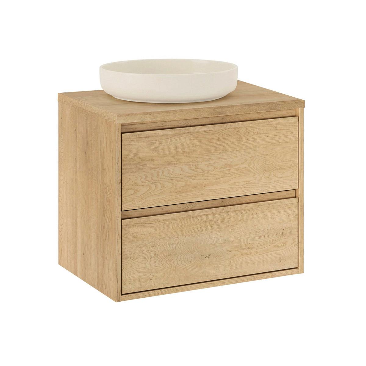 WASCHTISCH 60cm Edmé Holz - Braun, Holzwerkstoff (60/52.2/46cm) - Petits-meubles