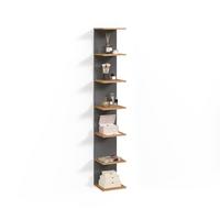 WANDREGAL Vesuvio Anthrazit 30 x 190 cm - Anthrazit, Holzwerkstoff (30/190/28cm) - Livinity®