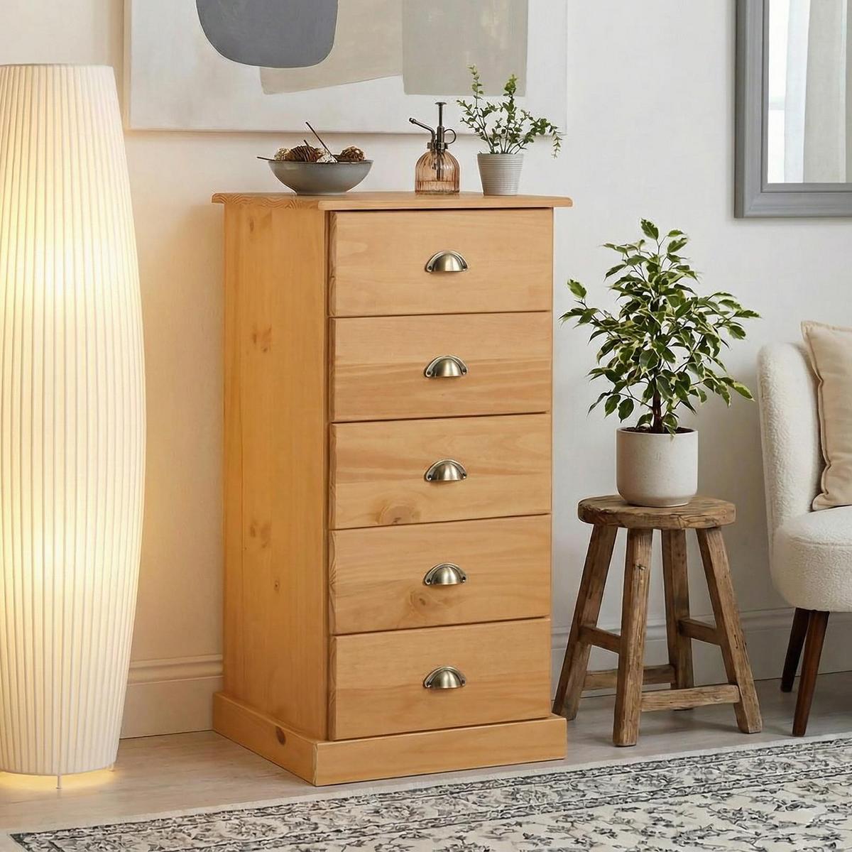 KOMMODE PARIS braun - Braun, Holz (48/95/39cm) - IDIMEX